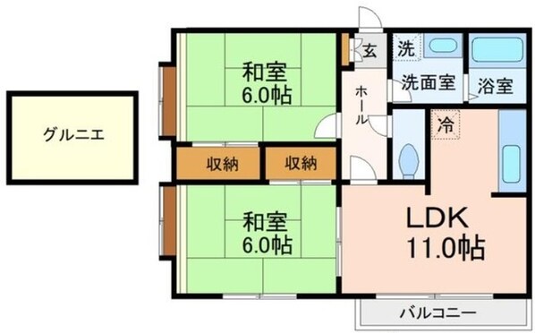 カーサN＆Tの物件間取画像